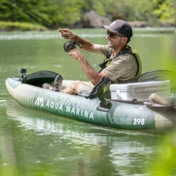 KAYAK GONFLABLE AQUA MARINA CALIBER PECHE -Kayak Soldes Boutique kayak gonflable aqua marina caliber peche 7