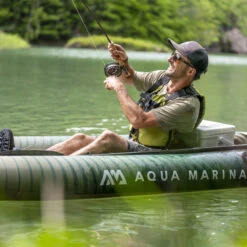 KAYAK GONFLABLE AQUA MARINA CALIBER PECHE -Kayak Soldes Boutique kayak gonflable aqua marina caliber peche 8