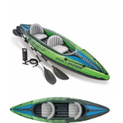 KAYAK GONFLABLE INTEX CHALLENGER K2 10 KAYAK GONFLABLE INTEX CHALLENGER K2 -Kayak Soldes Boutique kayak gonflable intex challenger k2 1