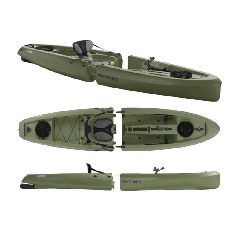 Kayak Modulable Point 65 Mojito SOLO Angler Peche Vert 3 Kayak Modulable Point 65 Mojito SOLO Angler Peche Vert