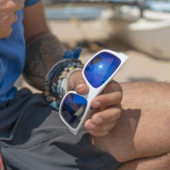 LUNETTES DE SOLEIL VERRE POLARISÉ CREW IRISCO BLANC -Kayak Soldes Boutique lunettes de soleil verre polarise crew irisco blanc 2