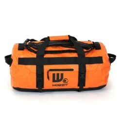 Sac De Voyage étanche DUFFEL BAG 90L HOWZIT - ORANGE -Kayak Soldes Boutique sac de voyage etanche duffel bag 90l howzit orange black 11