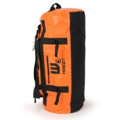 Sac De Voyage étanche DUFFEL BAG 90L HOWZIT - ORANGE -Kayak Soldes Boutique sac de voyage etanche duffel bag 90l howzit orange black 13