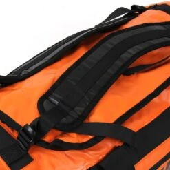 Sac De Voyage étanche DUFFEL BAG 90L HOWZIT - ORANGE -Kayak Soldes Boutique sac de voyage etanche duffel bag 90l howzit orange black 4