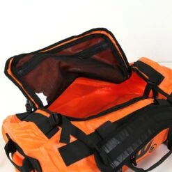 Sac De Voyage étanche DUFFEL BAG 90L HOWZIT - ORANGE -Kayak Soldes Boutique sac de voyage etanche duffel bag 90l howzit orange black 7