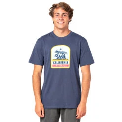 T-SHIRT RIP CURL DESTINATION ANIMALS BLEU MARINE -Kayak Soldes Boutique t shirt rip curl destination animals bleu marine 2