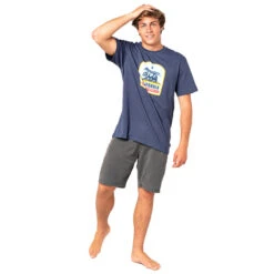 T-SHIRT RIP CURL DESTINATION ANIMALS BLEU MARINE -Kayak Soldes Boutique t shirt rip curl destination animals bleu marine 4