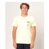 Rip Curl T-SHIRT RIPCURL IN DA POCKET TEE JAUNE CLAIR -Kayak Soldes Boutique t shirt ripcurl in da pocket tee jaune clair