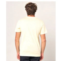 Rip Curl T-SHIRT RIPCURL IN DA POCKET TEE JAUNE CLAIR -Kayak Soldes Boutique t shirt ripcurl in da pocket tee jaune clair 2
